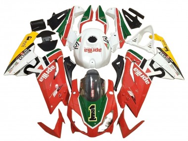 Carenado Moto Aprilia RS125 2006-2011 - Blanco Rojo Verde