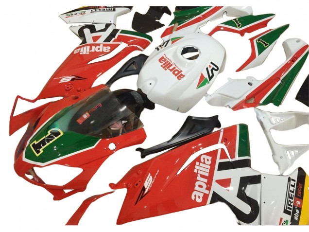 Carenado Moto Aprilia RS125 2006-2011 - Blanco Rojo Verde