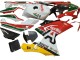 Carenado Moto Aprilia RS125 2006-2011 - Blanco Rojo Verde