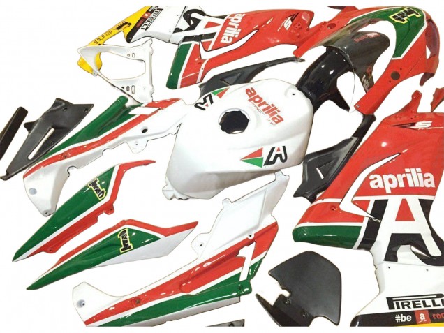 Carenado Moto Aprilia RS125 2006-2011 - Blanco Rojo Verde