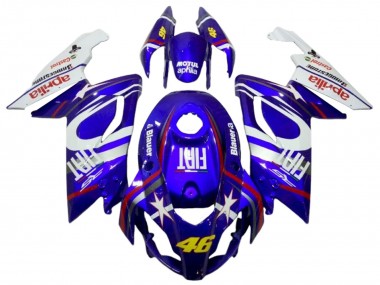 Carenado Moto Aprilia RS125 2006-2011 - Blanco Azul Fiat 46