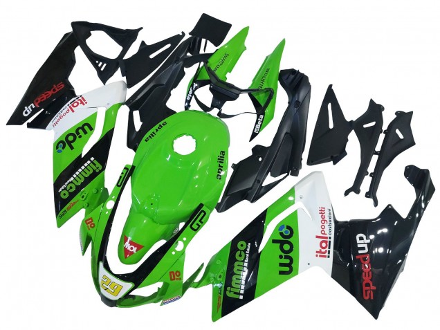 Carenados Moto Aprilia RS125 2006-2011 - Verde Blanco Negro