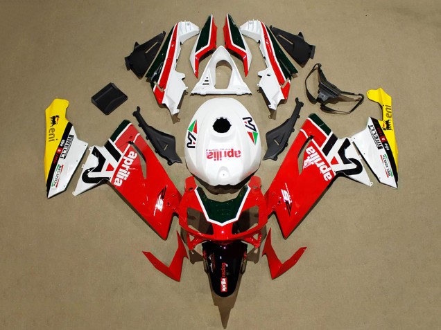 Carenado Moto Aprilia RS125 2006-2011 - Rojo Blanco Negro Amarillo