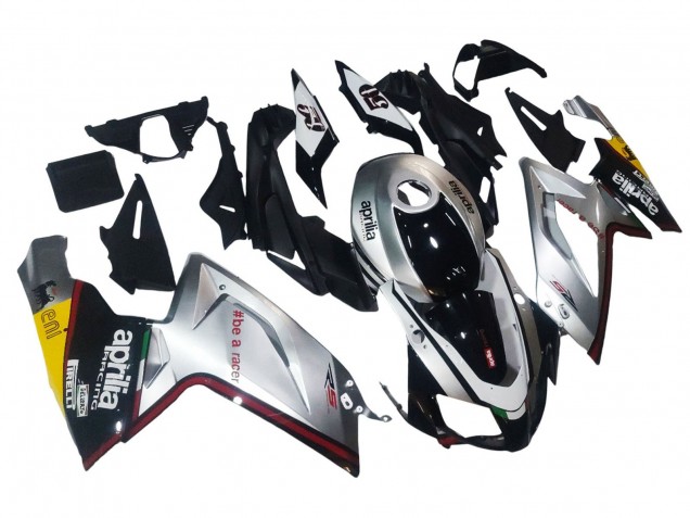 Carenado Moto Aprilia RS125 2006-2011 - Plata Negro