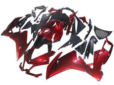 Carenados Moto Aprilia RS4 50 125 2012-2018 - Rojo Negro Mate