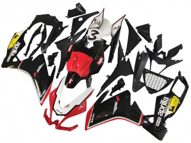 Carenado Moto Aprilia RS4 50 125 2012-2018 - Blanco Rojo Amarillo Negro Brillante