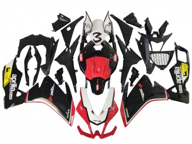 Carenado Moto Aprilia RS4 50 125 2012-2018 - Blanco Rojo Amarillo Negro Brillante