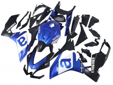 Carenado Moto Aprilia RS4 50 125 2012-2018 - Azul Blanco Negro Mate