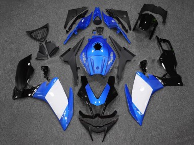 Carenado Moto Aprilia RS4 50 125 2012-2018 - Azul Blanco Negro Brillante