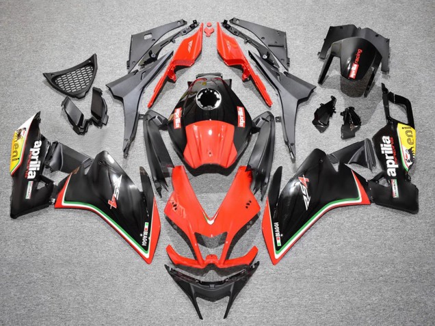 Carenado Moto Aprilia RS4 50 125 2012-2018 - Rojo Amarillo Negro Brillante