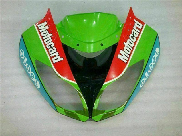 Carenado Moto Kawasaki ZX6R 2009-2012 - Verde Blanco Rojo Negro Azul Motocard