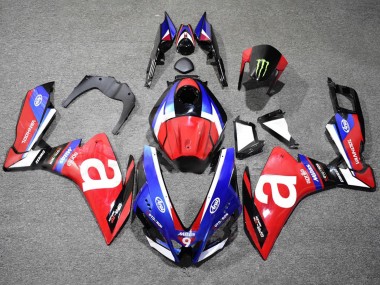 Carenado Moto Aprilia RS4 50 125 2012-2018 - Blanco Azul Rojo