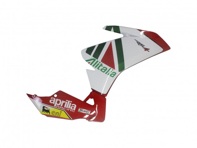 Kits Carenados Moto Aprilia RS4 50 125 2012-2018 - Blanco Rojo Verde Amarillo Alitalia
