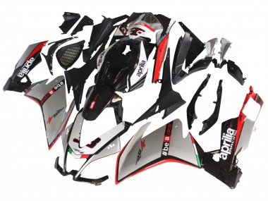 Carenado Moto Aprilia RS4 50 125 2012-2018 - Plata Rojo Negro Brillante