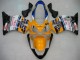 Carenado Moto Honda CBR600 F4i 2004-2007 - Amarillo Azul Blanco Negro Nastro Azzurro
