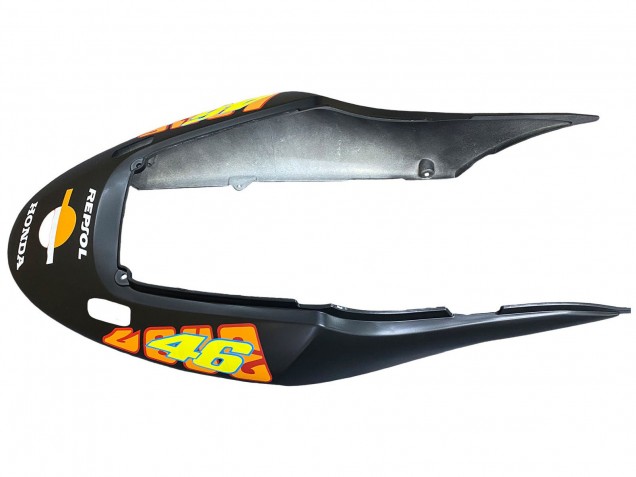 Carenado Moto Honda CBR600 F4i 2004-2007 - Negro Mate Naranja Rossi