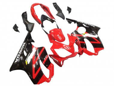Carenados Moto Honda CBR600 F4i 2004-2007 - Rojo Negro Brillante
