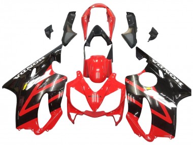 Carenados Moto Honda CBR600 F4i 2004-2007 - Rojo Negro Brillante