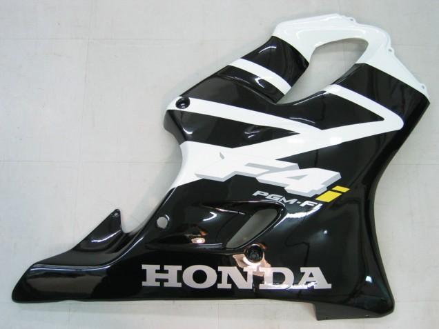 Carenados Moto Honda CBR600 F4i 2004-2007 - Blanco Negro Brillante