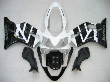 Carenados Moto Honda CBR600 F4i 2004-2007 - Blanco Negro Brillante