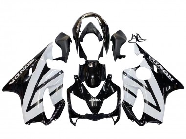 Carenado Moto Honda CBR600 F4i 2004-2007 - Blanco Negro Brillante