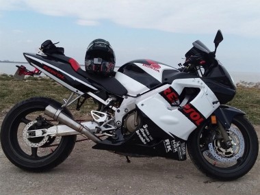 Carenado Moto Honda CBR600 F4i 2004-2007 - Blanco Negro Brillante Rojo Repsol