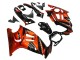 Carenado Moto Honda CBR600 F3 1995-1996 - Naranja Negro Brillante