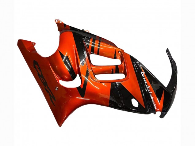 Carenado Moto Honda CBR600 F3 1995-1996 - Naranja Negro Brillante