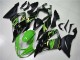 Carenado Moto Kawasaki ZX6R 2013-2018 - Verde Amarillo Negro Brillante Negro Mate