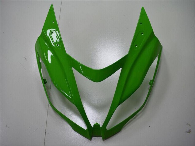 Carenado Moto Kawasaki ZX6R 2013-2018 - Verde Amarillo Negro Brillante Negro Mate
