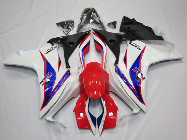 Carenado Moto Honda CBR600F 2011-2013 - Blanco Rojo Azul HRC