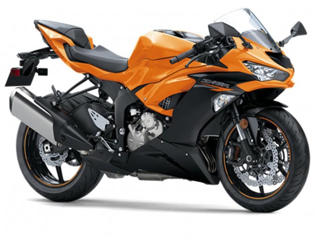 Carenado Moto Kawasaki ZX6R 2019-2022 - Naranja Negro