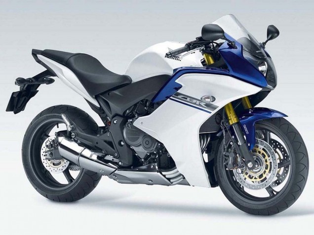 Carenado Moto Honda CBR600F 2011-2013 - Blanco Azul