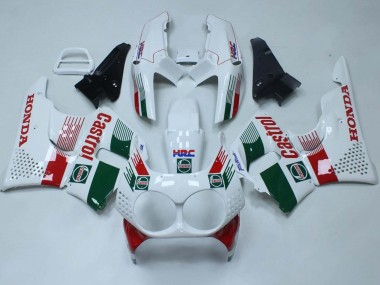 Carenado Moto Honda CBR900RR 893 1992-1993 - Blanco Rojo Verde Castrol HRC
