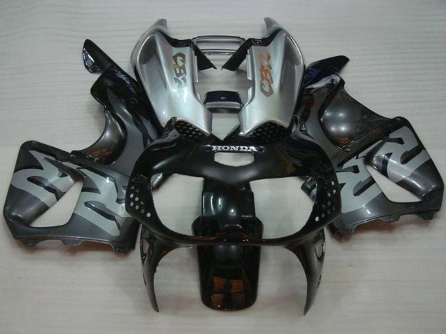 Carenado Moto Honda CBR900RR 893 1994-1995 - Plata Gris Negro Brillante