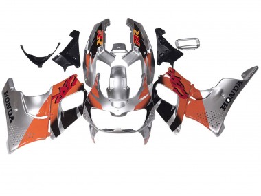 Carenado Moto Honda CBR900RR 893 1994-1995 - Plata Naranja Negro Brillante