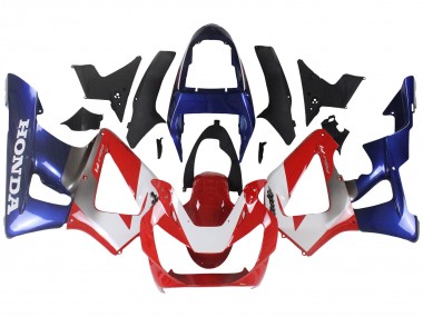 Carenado Moto Honda CBR900RR 929 2000-2001 - Plata Rojo Azul