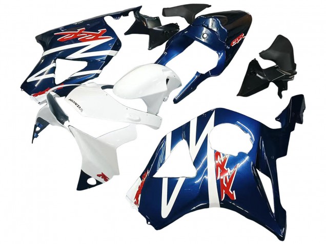 Carenado Moto Honda CBR900RR 954 2002-2003 - Blanco Azul Oscuro