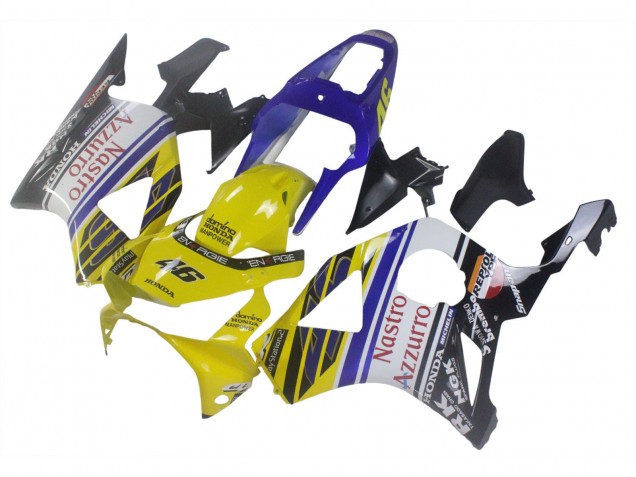Carenado Moto Honda CBR900RR 954 2002-2003 - Azul Amarillo Negro Brillante Rojo Nastro Azzurro 46