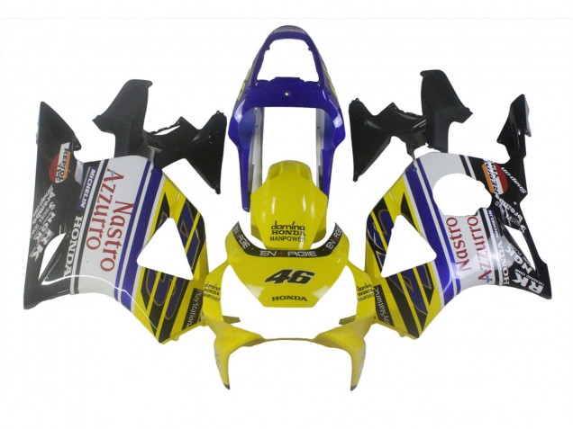Carenado Moto Honda CBR900RR 954 2002-2003 - Azul Amarillo Negro Brillante Rojo Nastro Azzurro 46