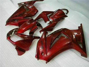 Carenado Moto Kawasaki EX250 2008-2012 - Rojo Granate