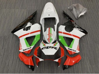 Carenado Moto Honda CBR900RR 954 2002-2003 - Blanco Rojo Verde Negro Brillante