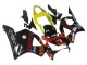 Carenado Moto Honda CBR900RR 954 2002-2003 - Amarillo Rojo Negro Brillante Repsol Rossi