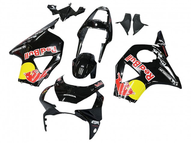 Carenado Moto Honda CBR900RR 954 2002-2003 - Negro Brillante Amarillo Rojo Bull Michelin