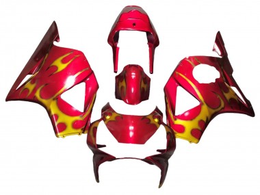 Carenado Moto Honda CBR900RR 954 2002-2003 - Rojo Amarillo