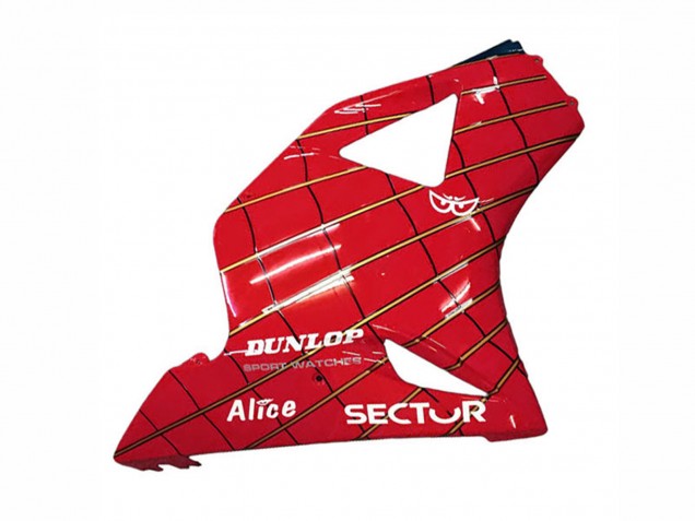 Carenado Moto Honda CBR900RR 954 2002-2003 - Rojo Azul Oscuro Dunlop