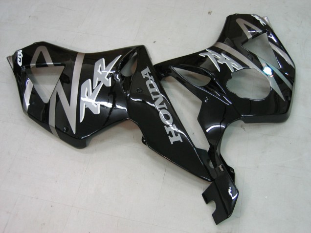 Carenado Moto Honda CBR900RR 954 2002-2003 - Plata Negro Brillante