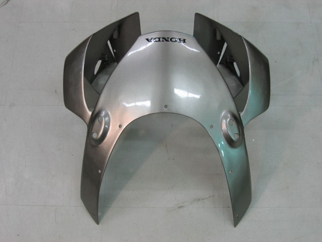 Carenado Moto Honda CBR900RR 954 2002-2003 - Plata Negro Brillante