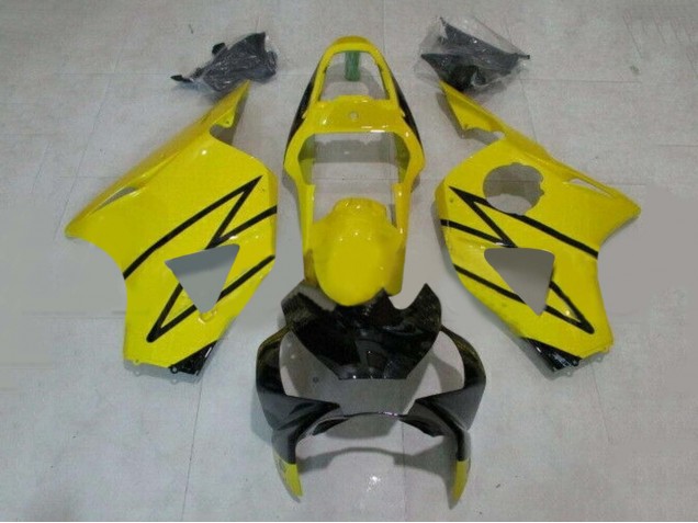 Carenado Moto Honda CBR900RR 954 2002-2003 - Amarillo Negro Brillante