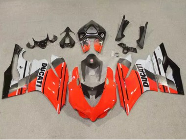 Carenado Moto Ducati Panigale 899/1199 2011-2014 - Rojo Gris Negro